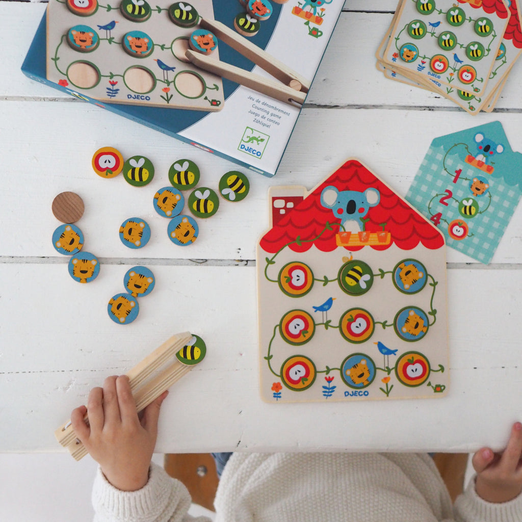 Joc educativ Pinstou, Djeco