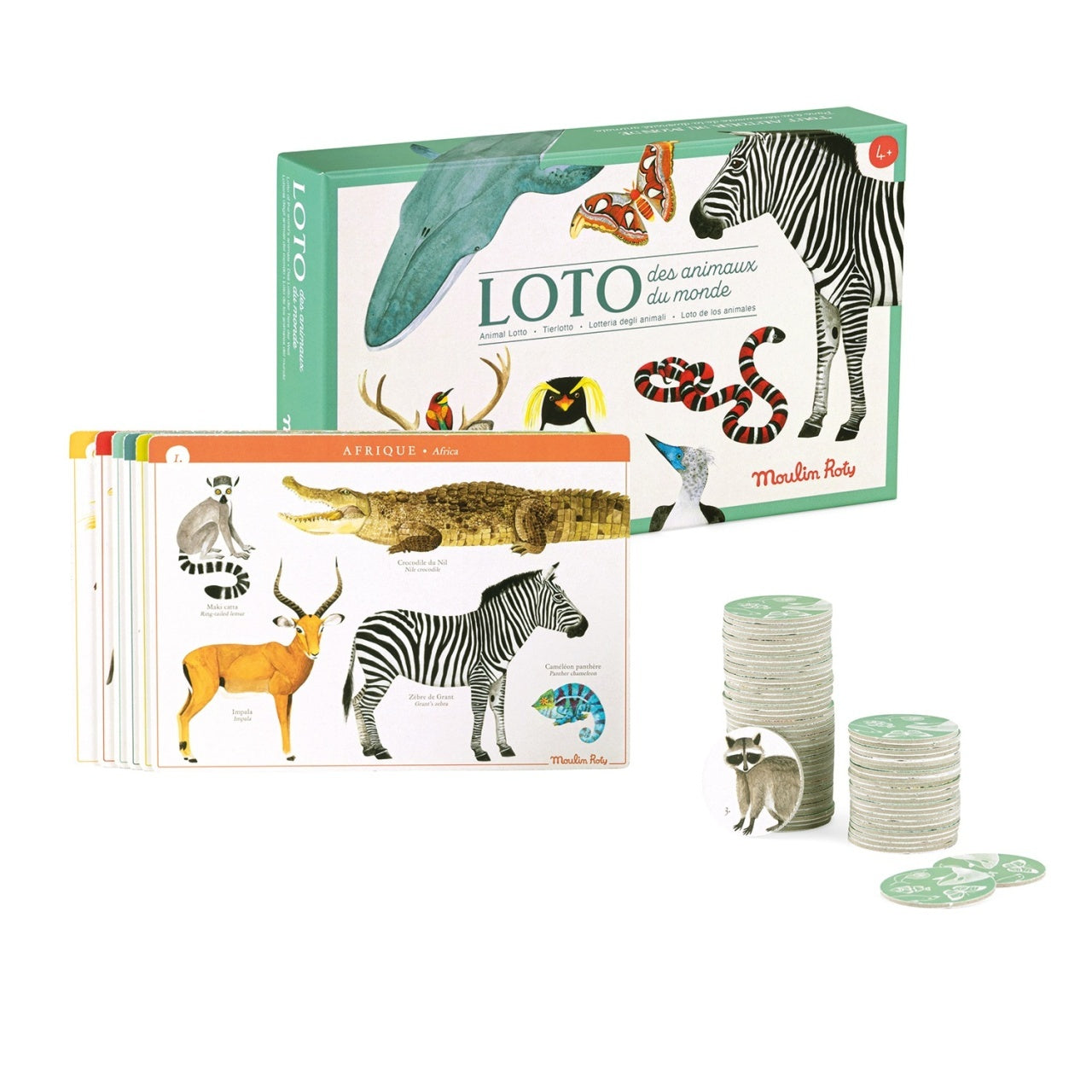 Joc Loto animale, Moulin Roty