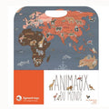 Egmont Toys Magnetic Game Animals of the World, educational set 152 magnetic pieces, 3 years+