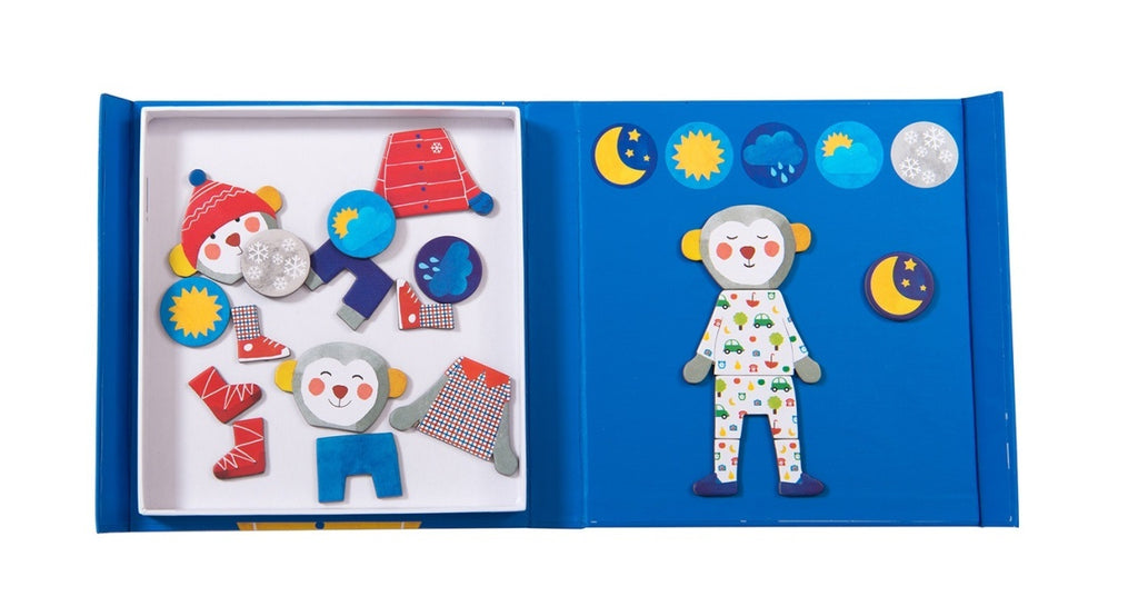 Joc magnetic anotimpuri Popipop, Moulin Roty