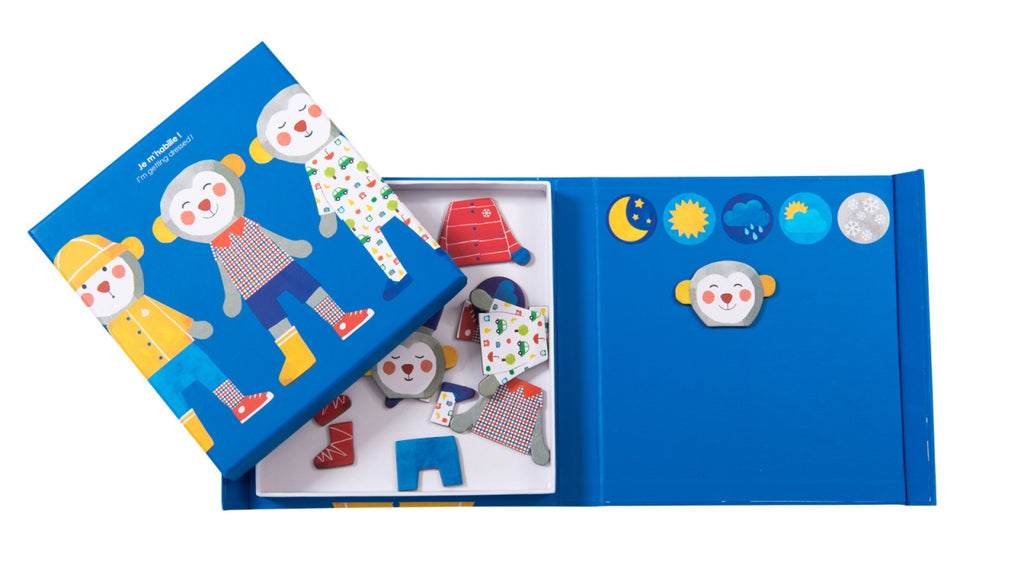 Joc magnetic anotimpuri Popipop, Moulin Roty