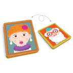 Joc magnetic creativ Portrete, Djeco