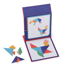Joc magnetic educativ Tangram, Moulin Roty
