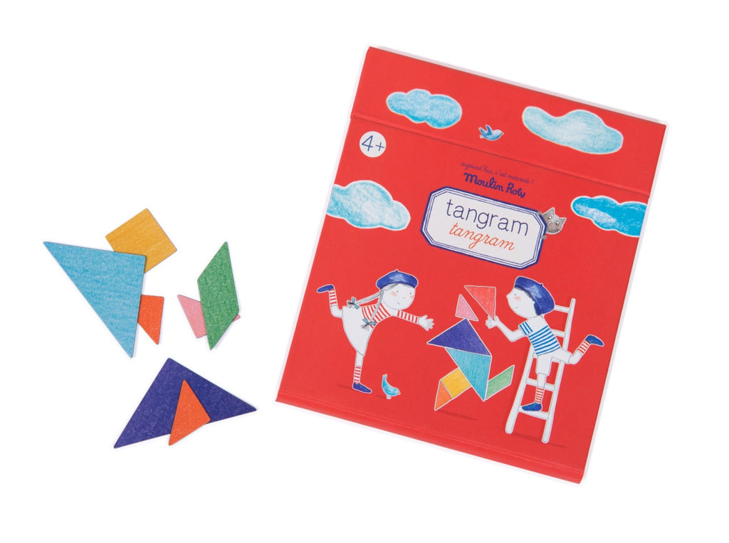 Joc magnetic educativ Tangram, Moulin Roty