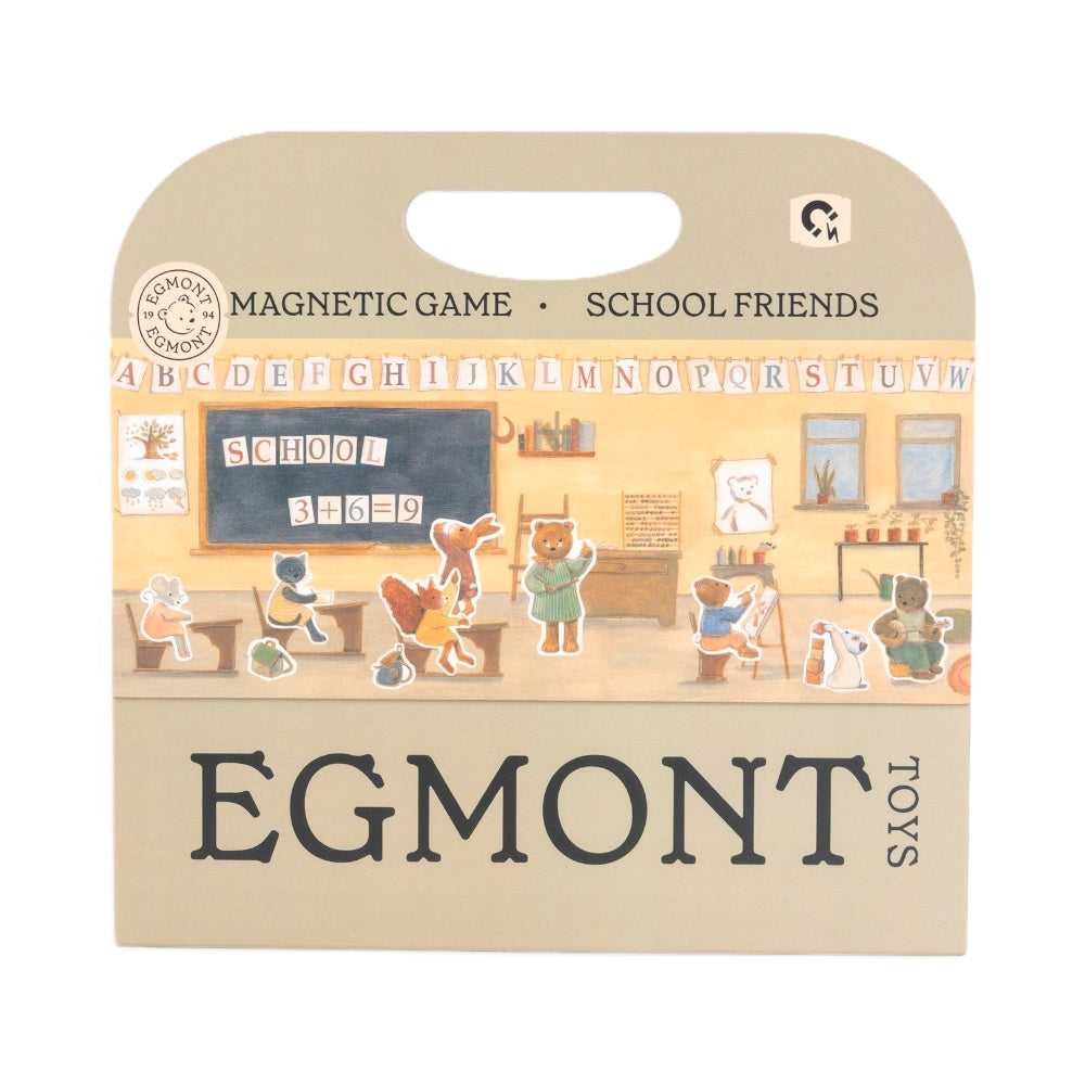 Egmont Toys Joc magnetic La scoala, sortare si asociere, 3 ani+, cca 90 piese magnetice