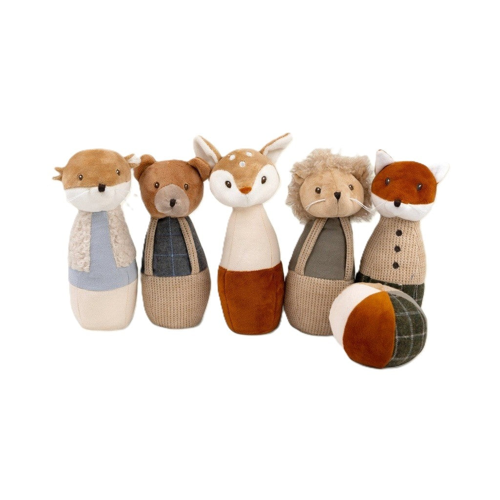 Egmont Toys Joc popice Prietenii din padure 5 popice textile din bumbac si poliester, 0 luni+