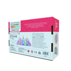 Jocuri magnetice de construit Pastel 45 piese, Cleverclixx