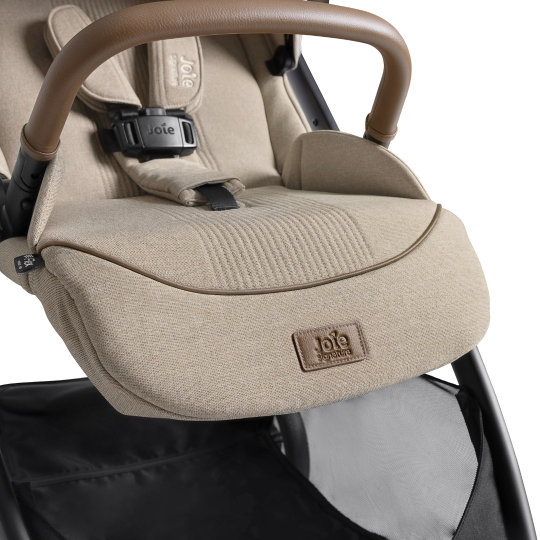 Joie - Carucior pentru copii multifunctional 3 in 1 Valora Signature Sandstone (Carucior Valora + Landou Ramble XL + scoica i-Starter)