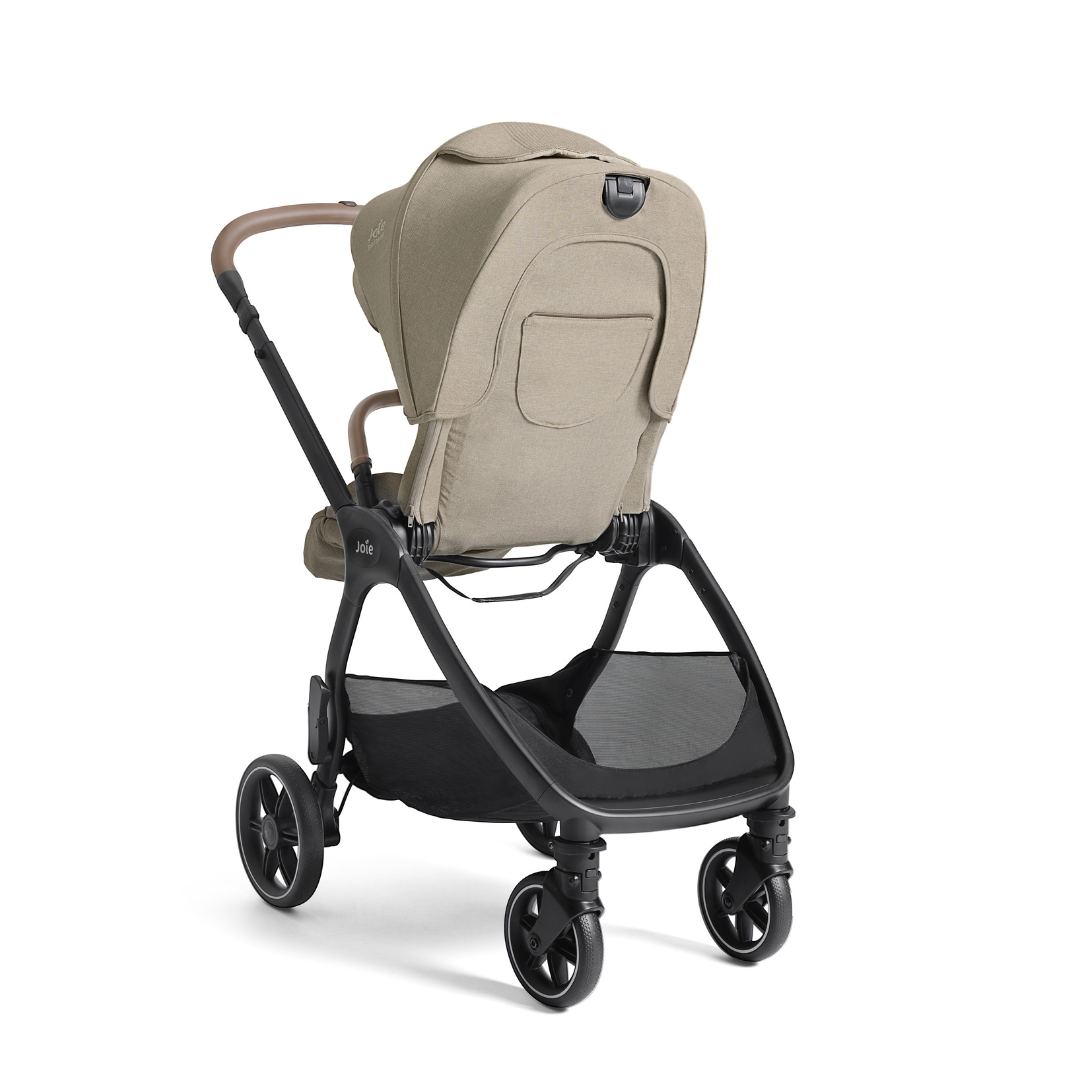 Joie - Carucior pentru copii multifunctional 3 in 1 Valora Signature Sandstone (Carucior Valora + Landou Ramble XL + scoica i-Starter)