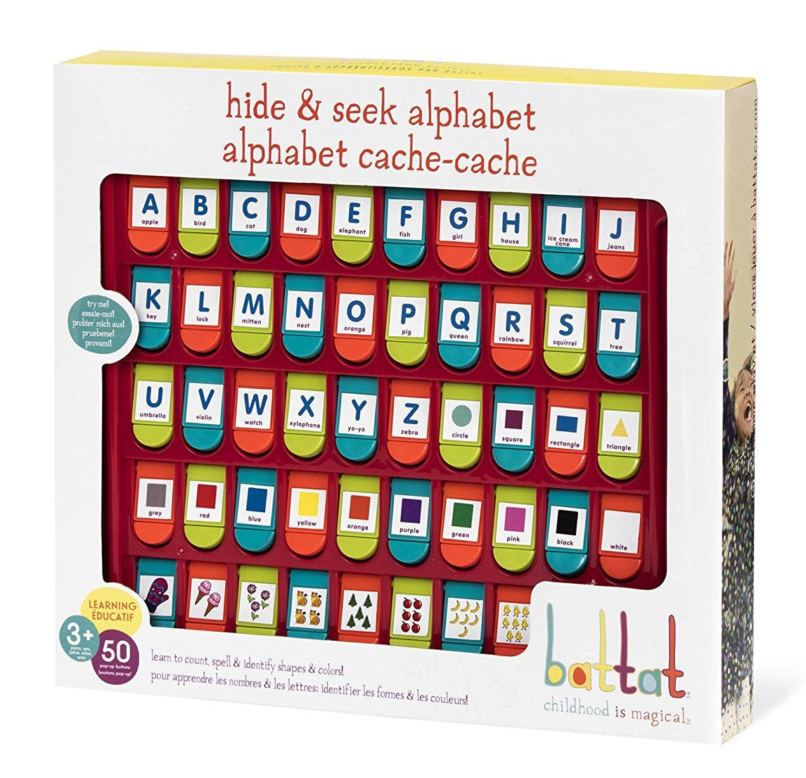Battat Alphabet Seek & Find Red Toy