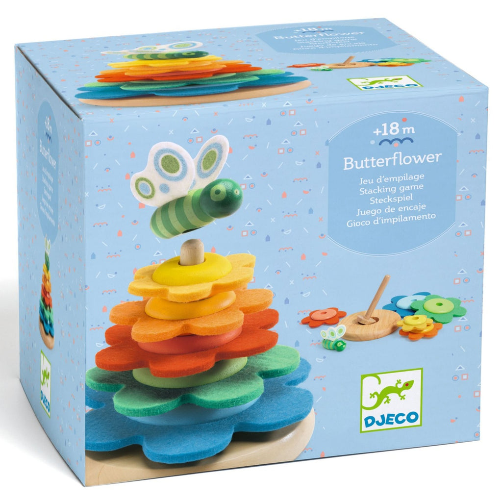 Jucarie bebe Turn flori si fluture, Djeco