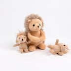 Egmont Toys Jucarie de plus Mama arici cu doi pui, poliester, 3 luni+, conform EN71 & ASTM