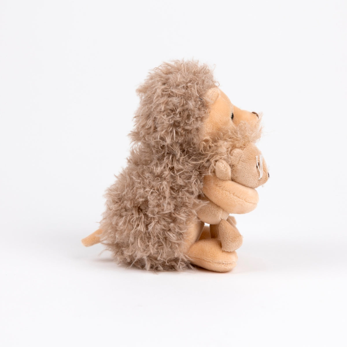 Egmont Toys Jucarie de plus Mama arici cu doi pui, poliester, 3 luni+, conform EN71 & ASTM