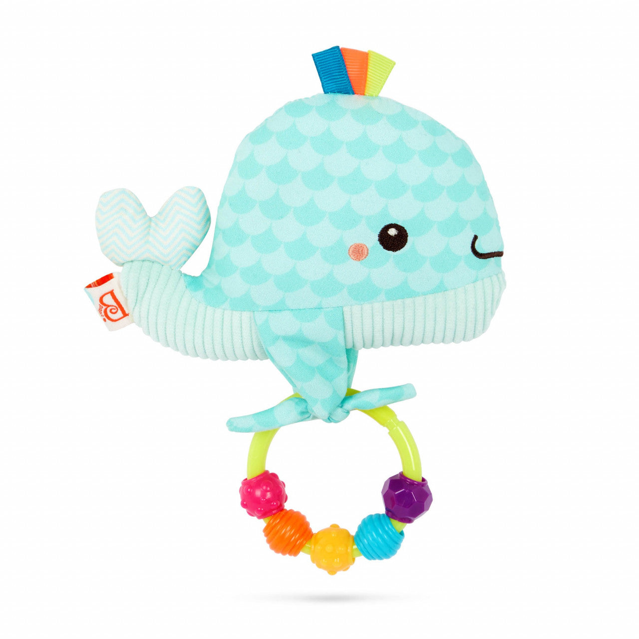 B.Toys Whale Plush Teether Toy