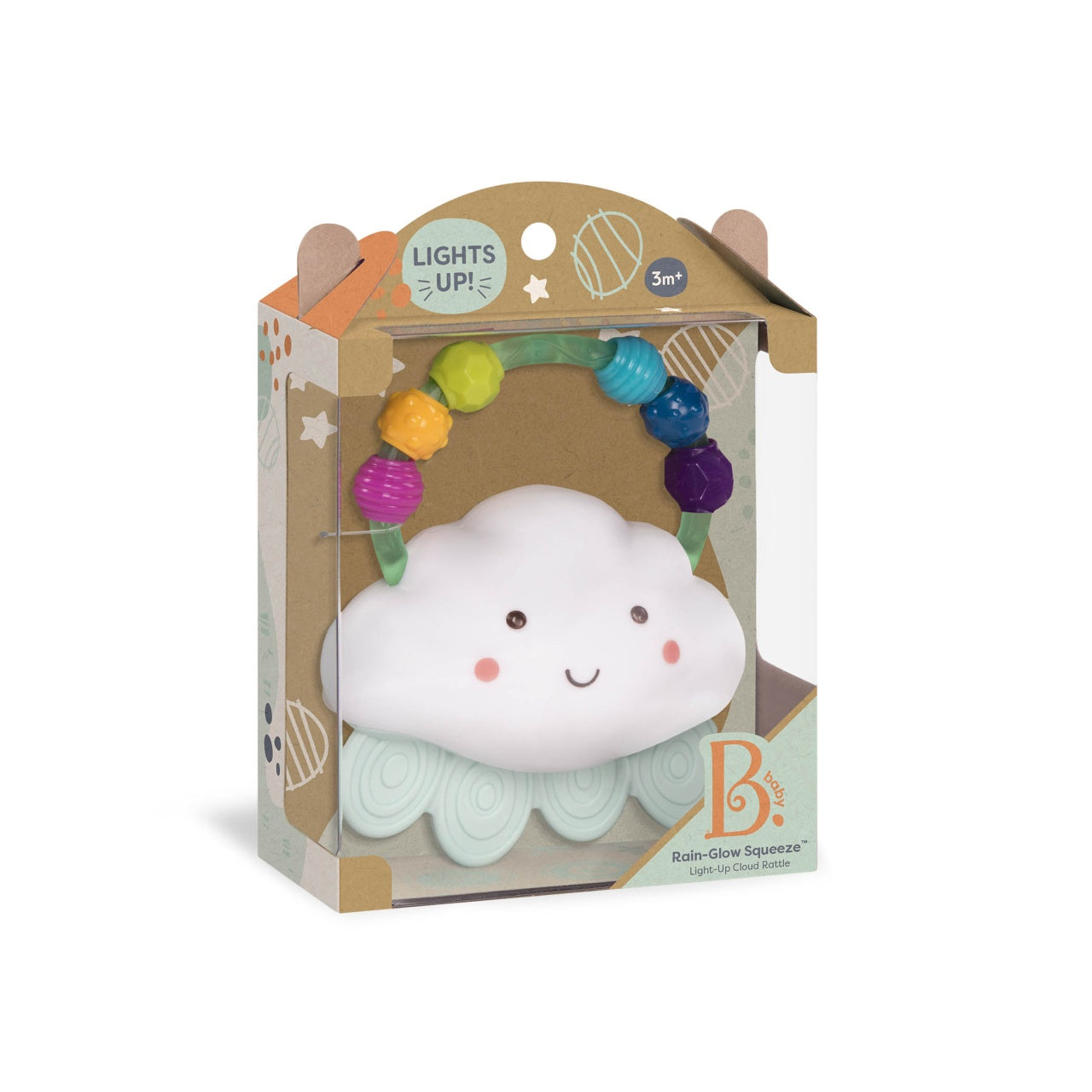 Jucarie dentitie cu lumini norisor B.Toys