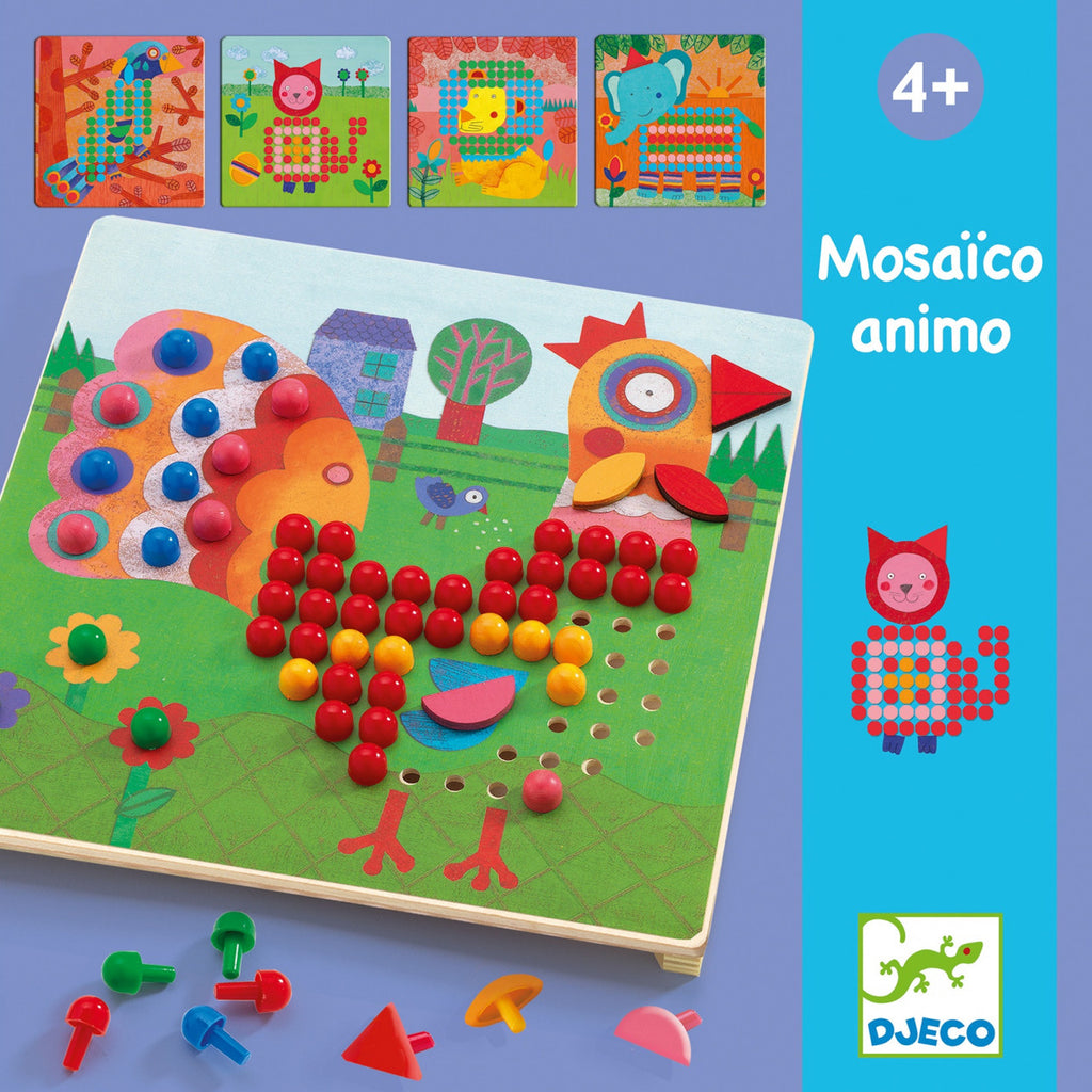 Jucarie educativa Mozaic animo, Djeco