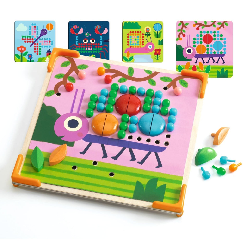 Jucarie educativa Mozaic mini animo, Djeco