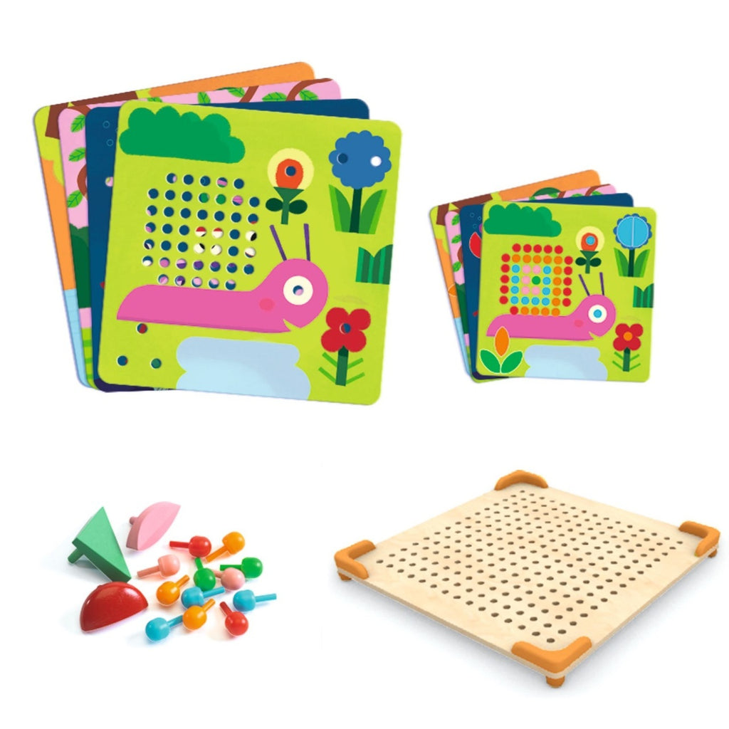 Jucarie educativa Mozaic mini animo, Djeco
