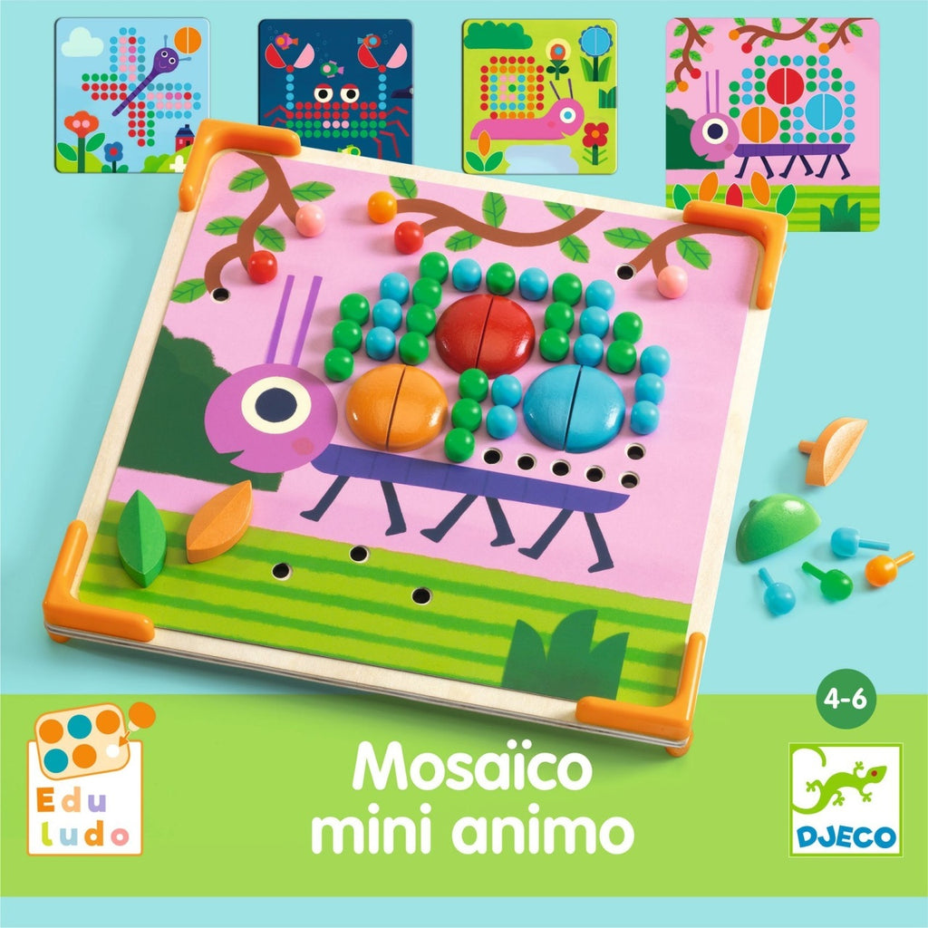 Jucarie educativa Mozaic mini animo, Djeco