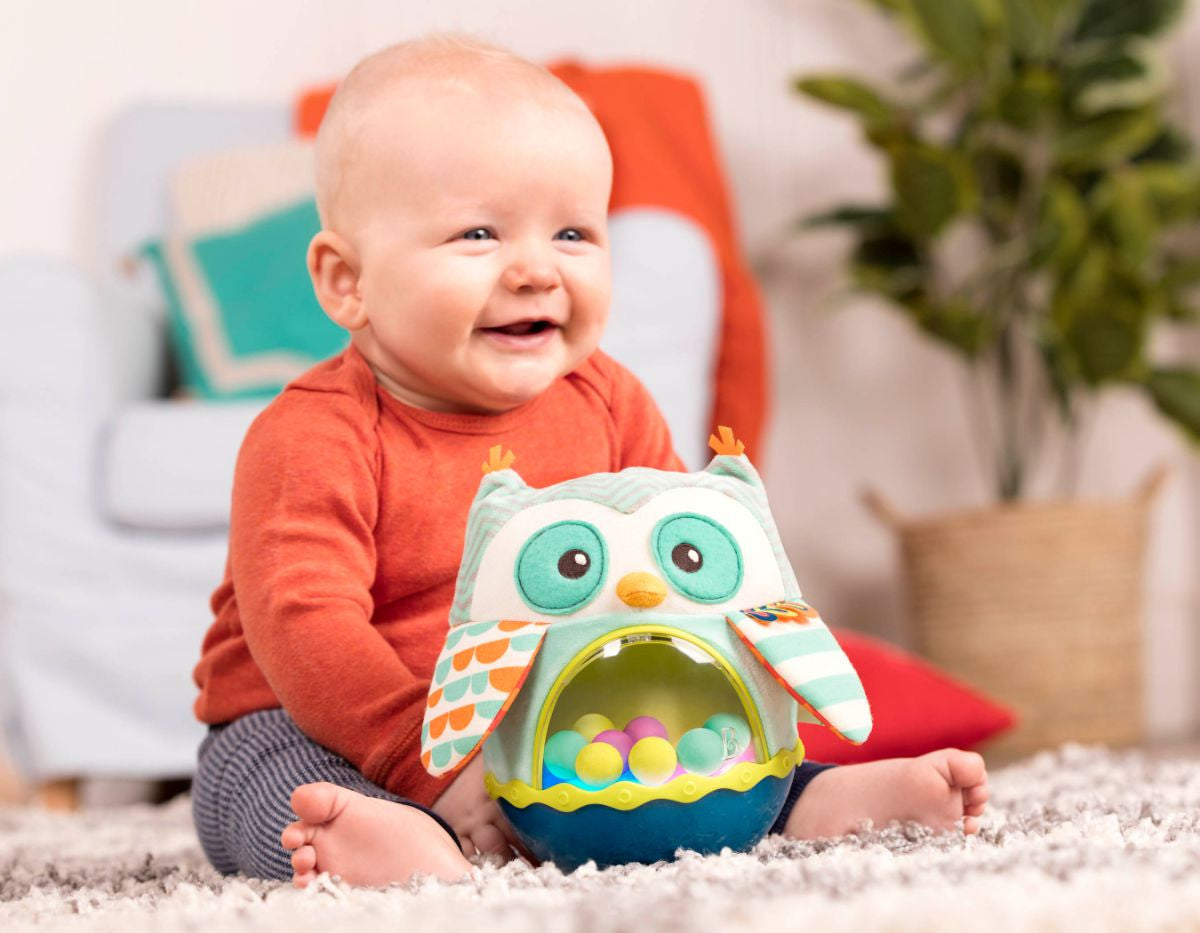 Jucarie muzicala cu lumini Bufnita Poly B.Toys