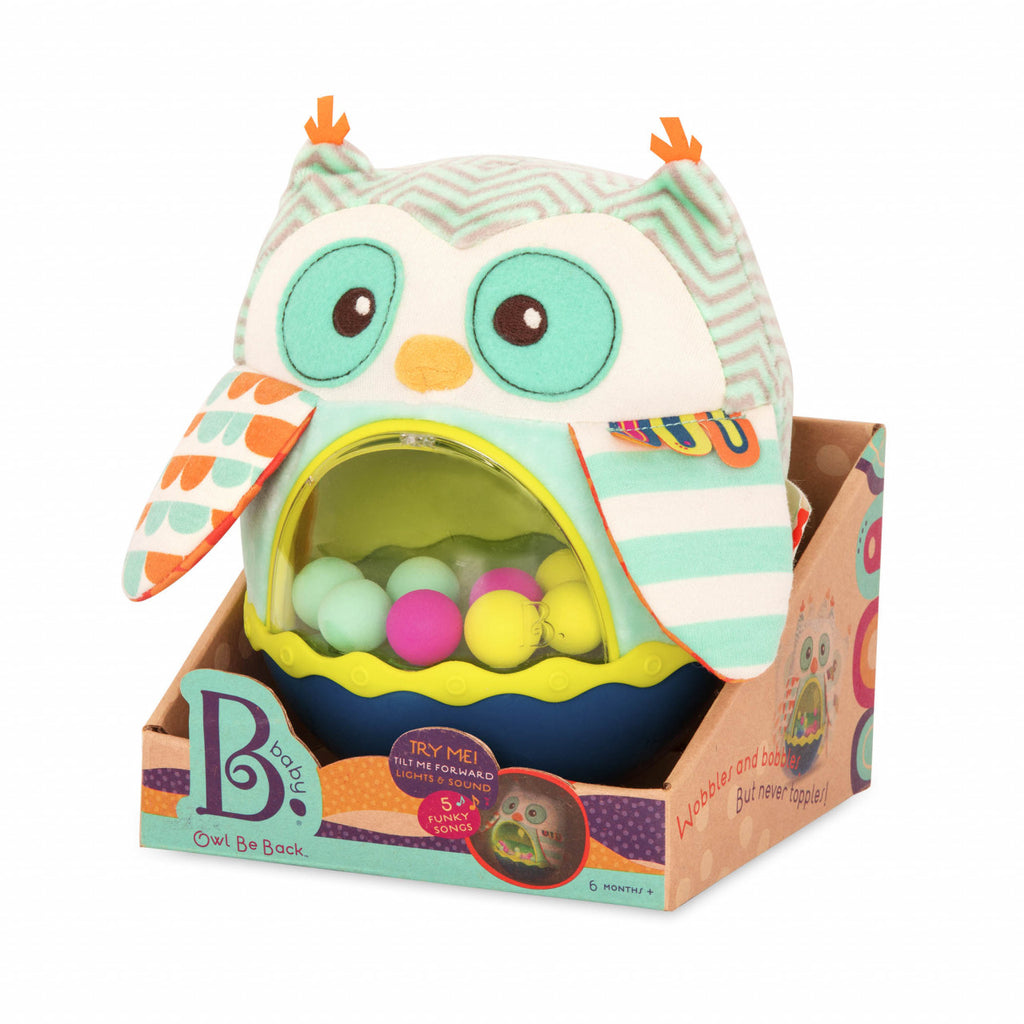 Jucarie muzicala cu lumini Bufnita Poly B.Toys
