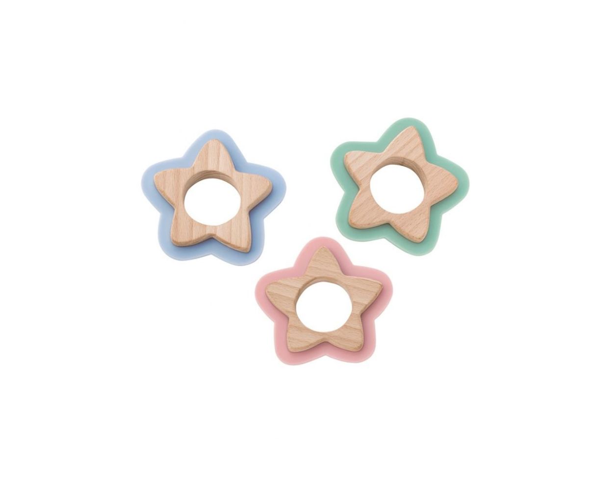 Natural Teether Star Blue