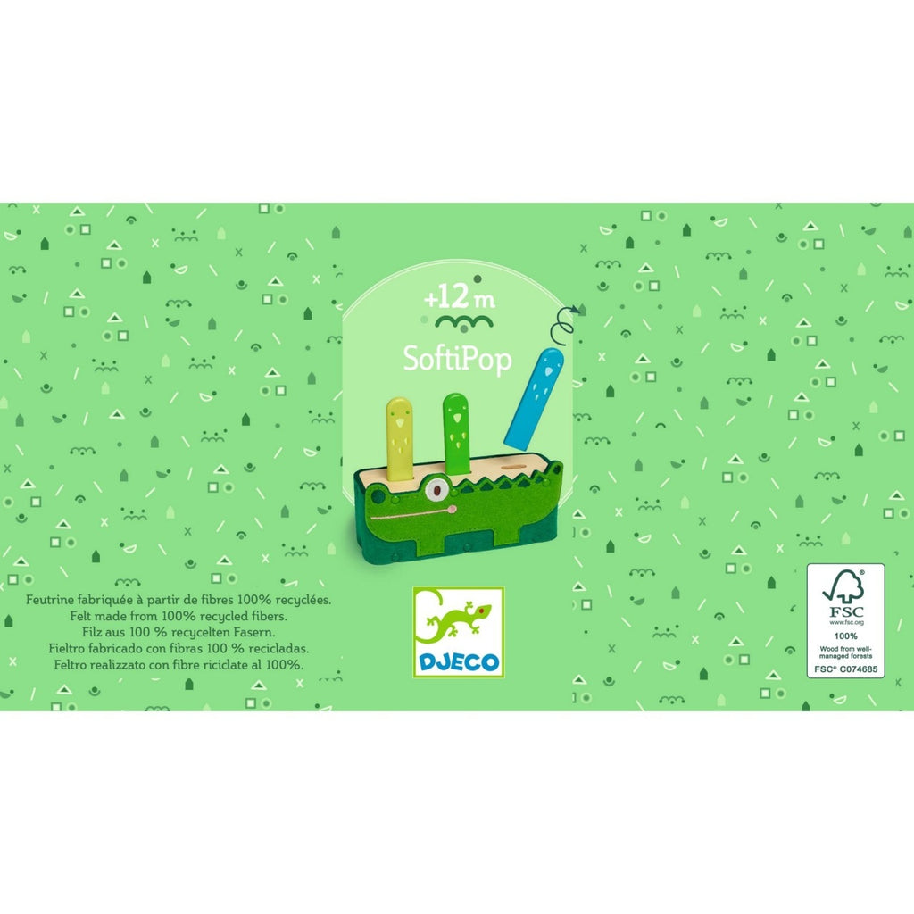 Jucarie pop-up Softi Pop, Djeco