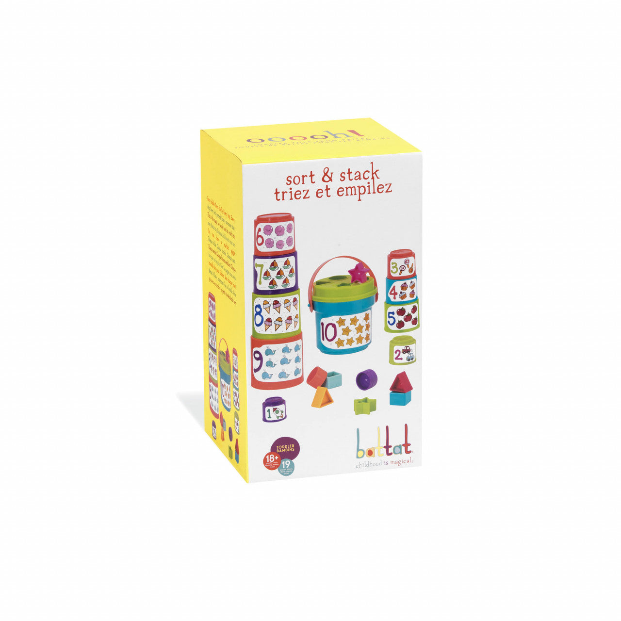 Battat 10-Cup and Shape Set Toy