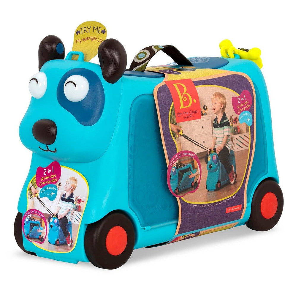 Jucarie si valiza catel cu lumini si sunete B.Toys