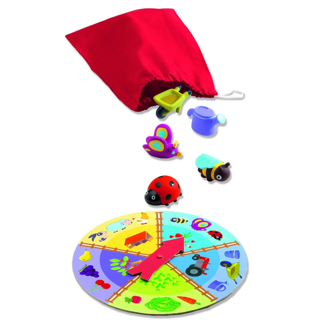 Jucarii educative Tactilo Loto Ferma, Djeco