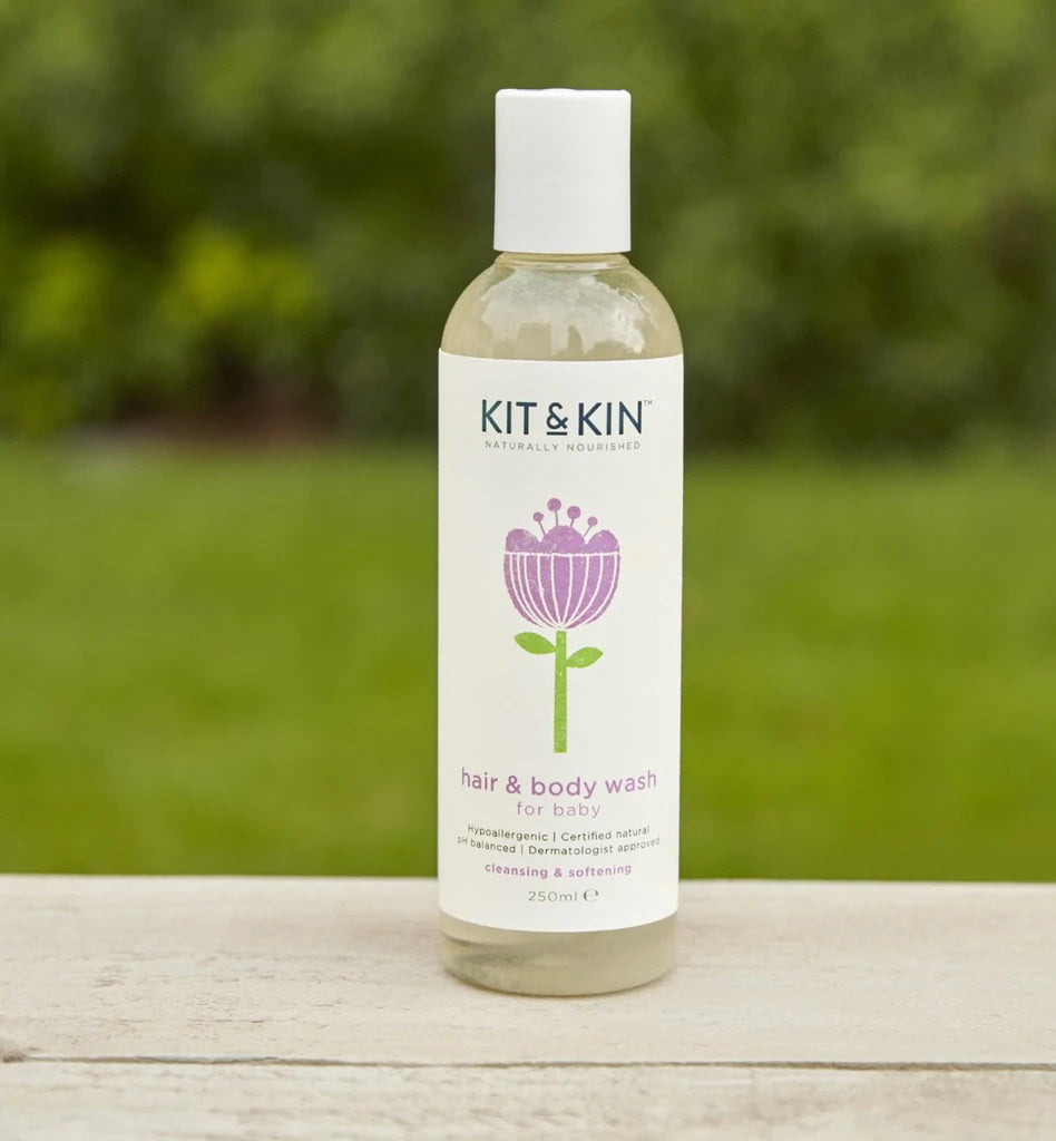 Sampon si gel de dus pentru copii Kit&Kin 250ml
