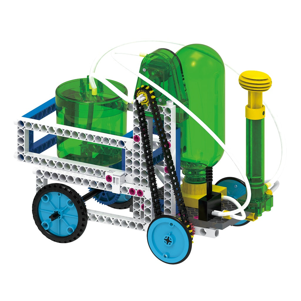 Kit STEM Construieste mecanisme propulsate cu apa, Genius Toy