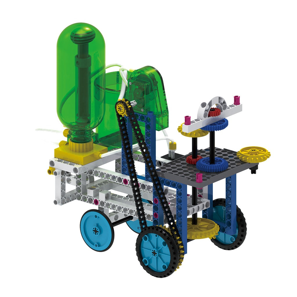 Kit STEM Construieste mecanisme propulsate cu apa, Genius Toy