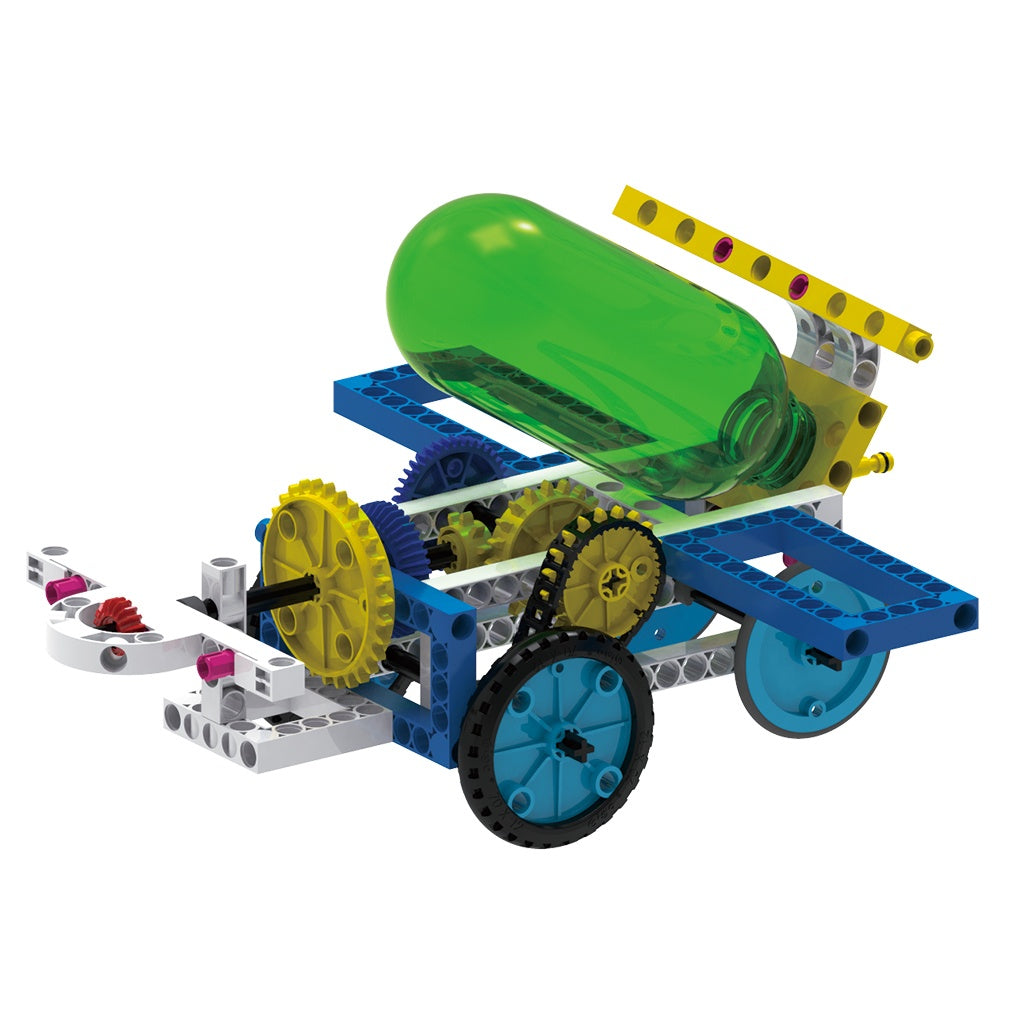 Kit STEM Construieste mecanisme propulsate cu apa, Genius Toy