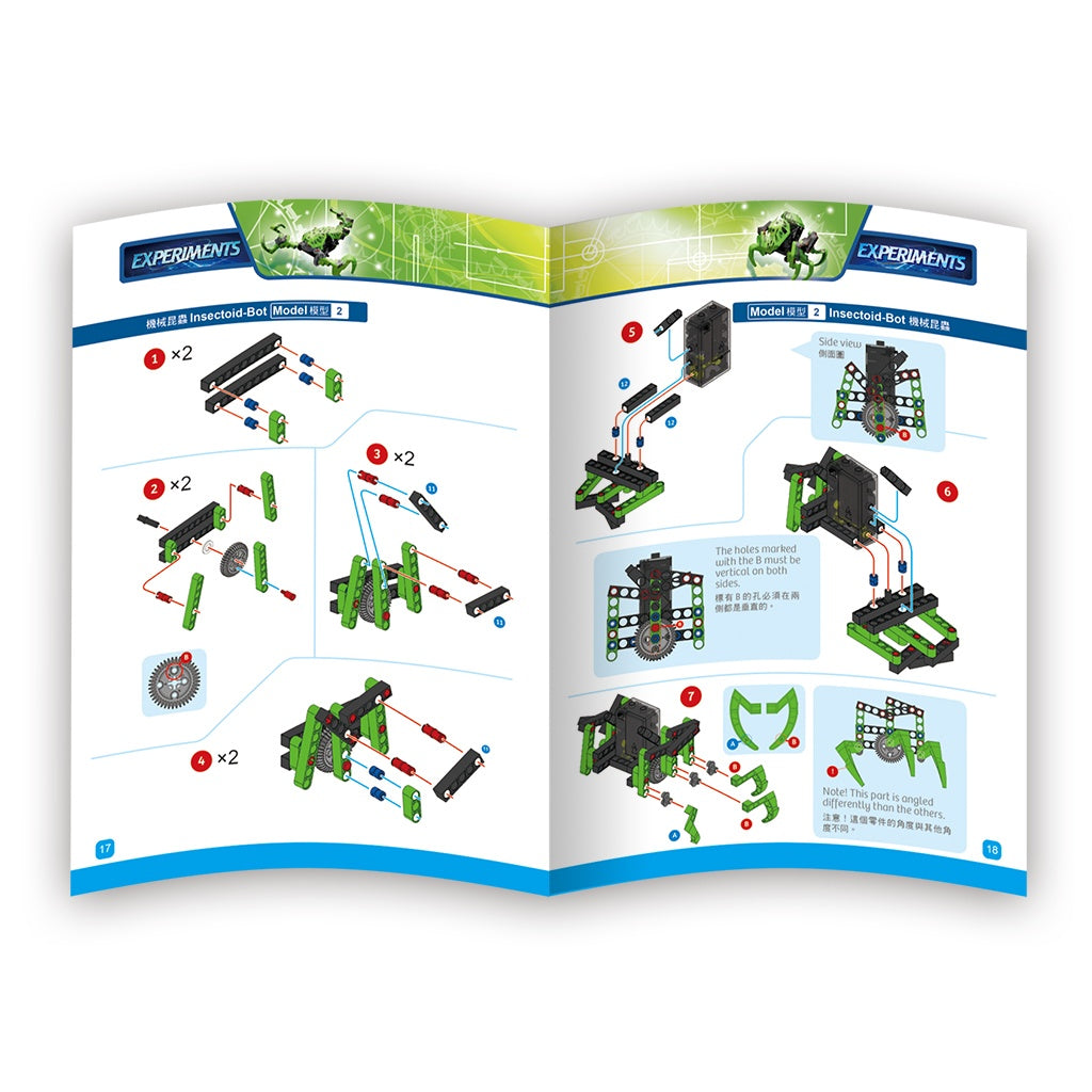 Kit STEM Construieste roboti extraterestrii, Genius Toy