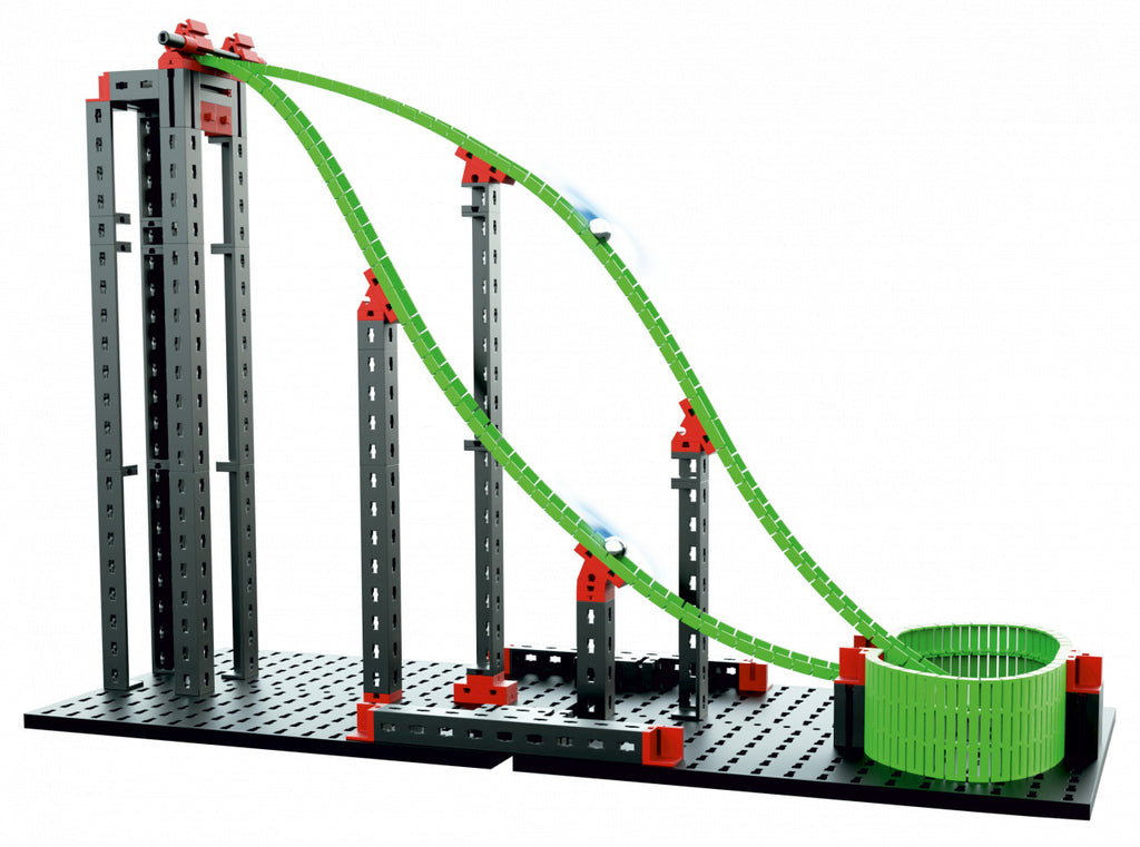 Kit STEM Cursa cu obstacole Dynamic L2, Fischertechnik