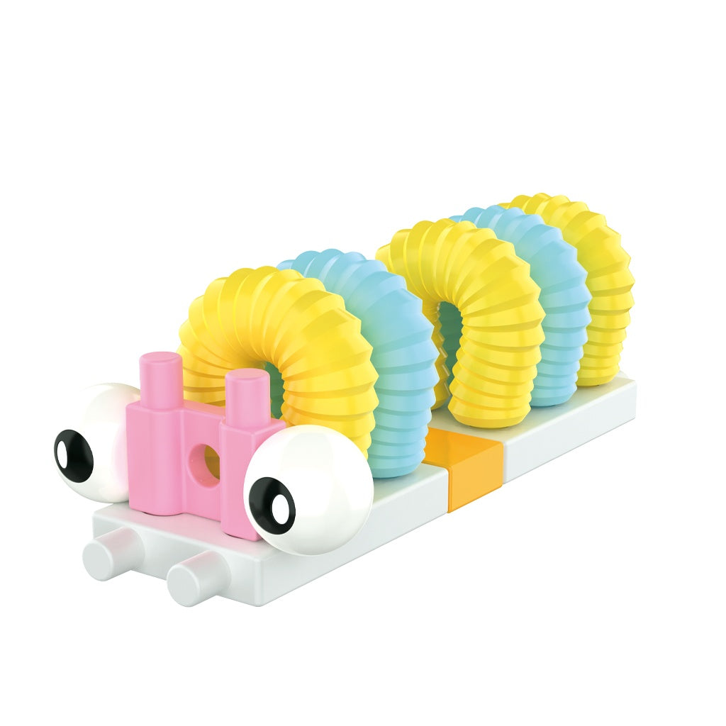 Kit STEM de construit cu tuburi flexibile, Genius Toy