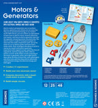 Kit STEM de construit motoare si generatoare, Thames & Kosmos