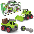 Kit STEM de construit Utilaje de ferma 2 in 1