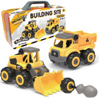 Kit STEM de construit Vehicule de santier 2 in 1