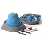 Kit STEM de excavare pietre pretioase din "Marea gaura albastra" Belize, TopBright