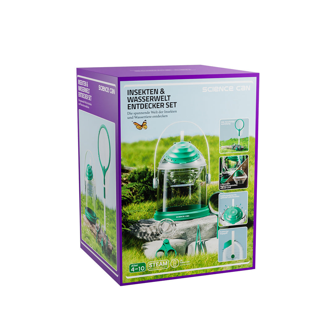 Kit STEM de explorare a insectelor si a lumii acvatice, TopBright