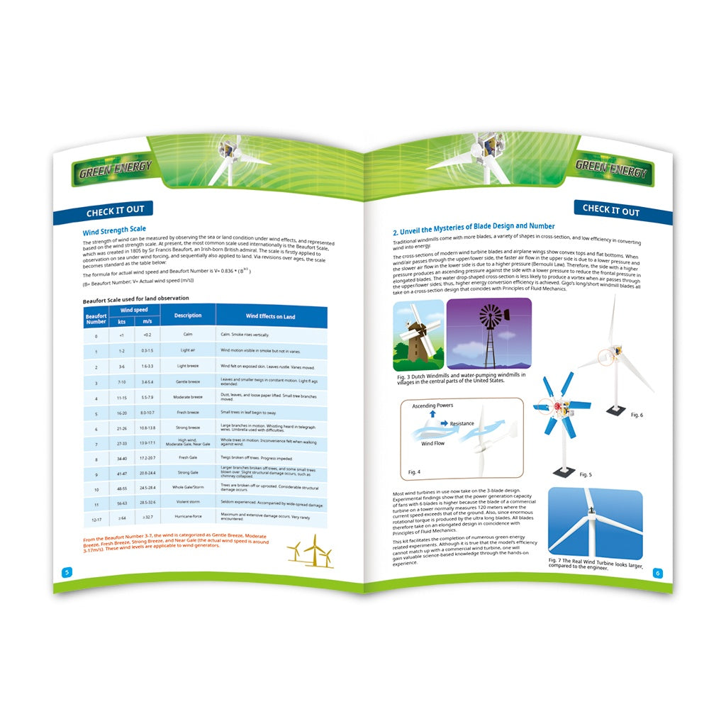 Kit STEM Energia eoliana si aplicatiile ei, Genius Toy