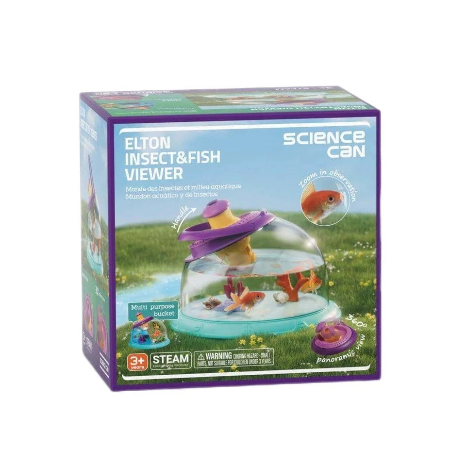 Kit STEM Microscop si acvariu portabil, TopBright