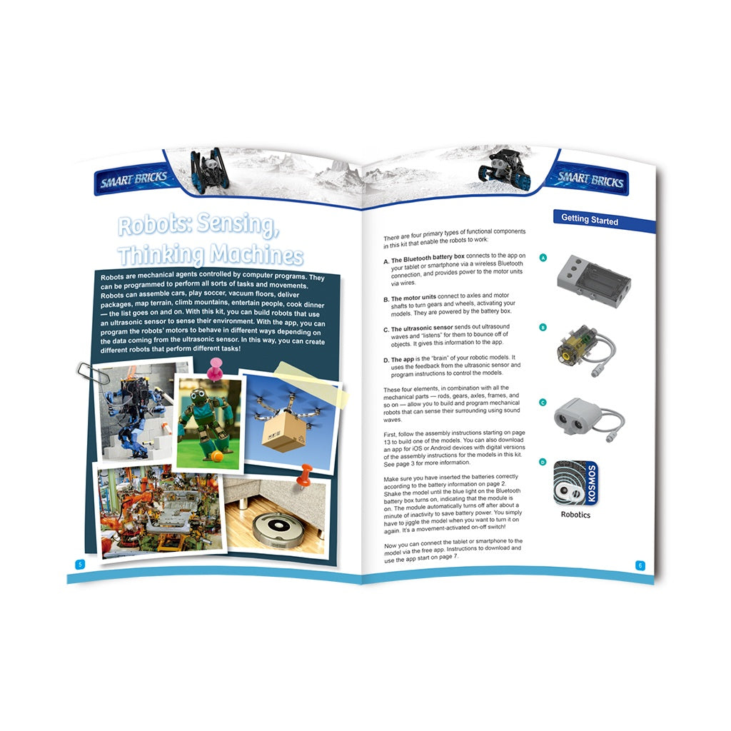 Kit STEM Robotica - Masini inteligente de construit, Genius Toy