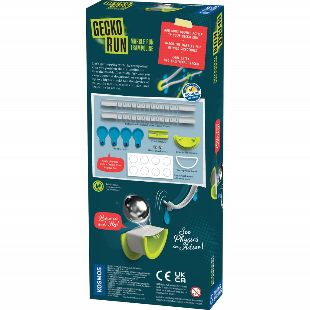 Kit STEM Trambulina - extindere pentru cursa cu obstacole cu bila metalica, Thames & Kosmos