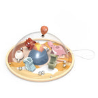 Speedy Monkey Labirint magnetic Dino din lemn certificat FSC, joc de indemanare 3 ani+