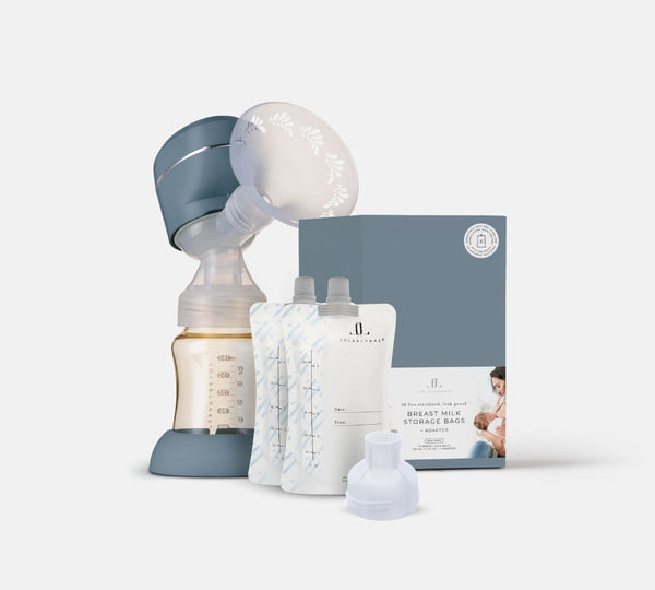 Set Pompa de San Electrica Smart, Lola&Lykke, Pungi stocare, Biberon, Accesorii