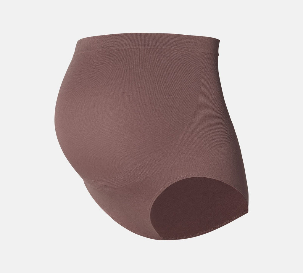 Noppies Nisa Sensil Breeze Deep Taupe XL/XXL Seamless Maternity Brief by Lola&Lykke