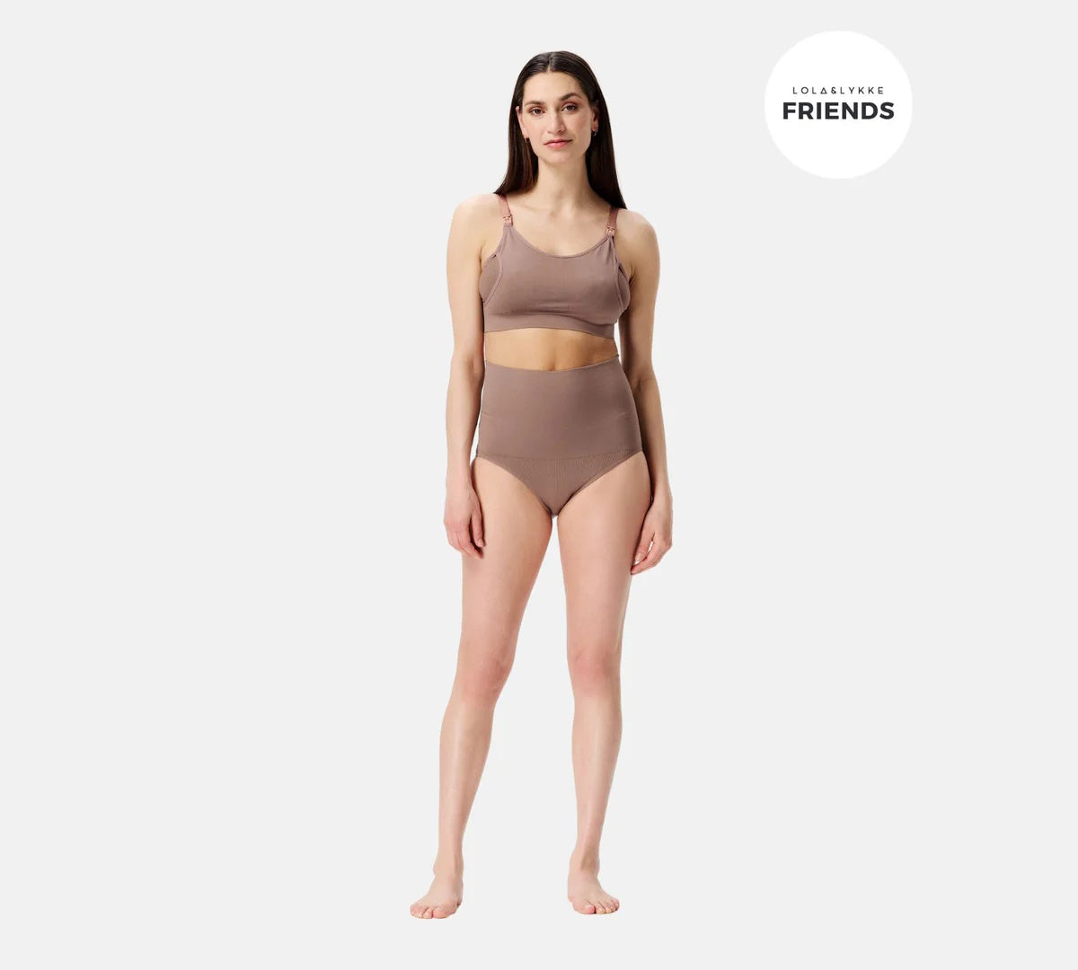 Lee Postpartum Seamless Briefs Sensil Breeze XL/XXL Deep Taupe Lola&Lykke
